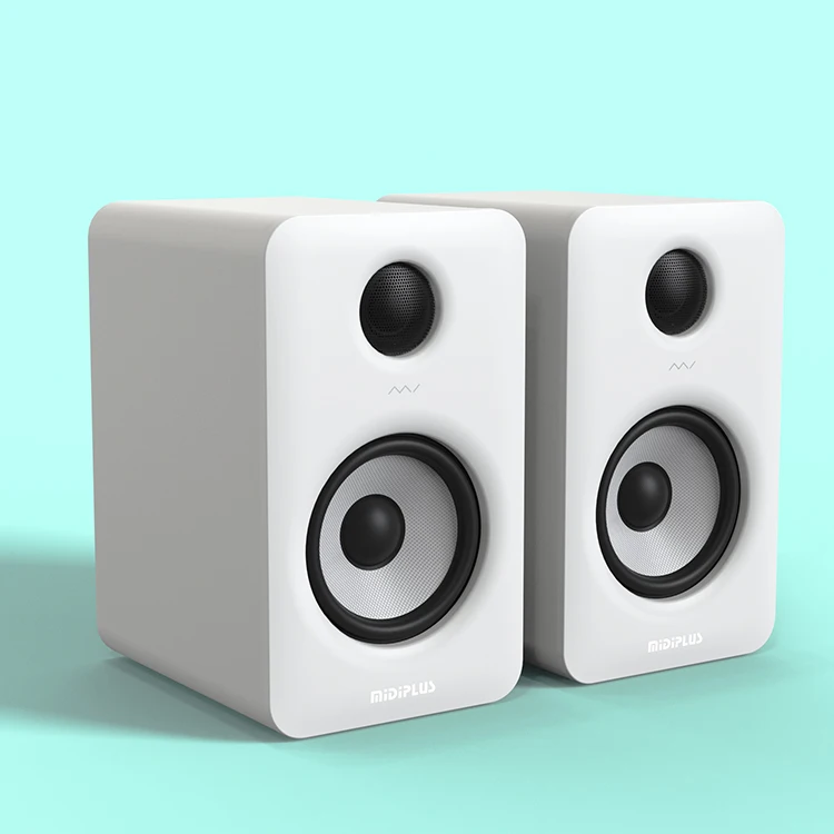 5 MI MIDIPLUS II 【公式通販】 スピーカー ホワイト II mi5 あーべっくす様】MIDIPLUS Bluetooth接続可 モニタースピーカー 配信機器・PA機器・レコーディング機器