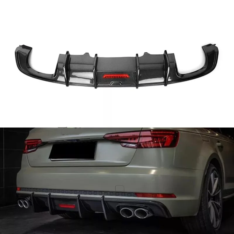 2019-2020 Audi S4 B9 Front Lip Carbon Fiber KB Style