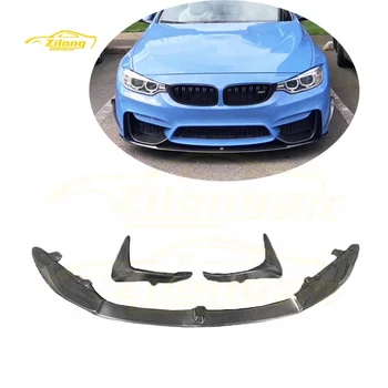 For 2014-2018 BMW M3 M4 F82 F80 front bumper MP style carbon fiber front lip