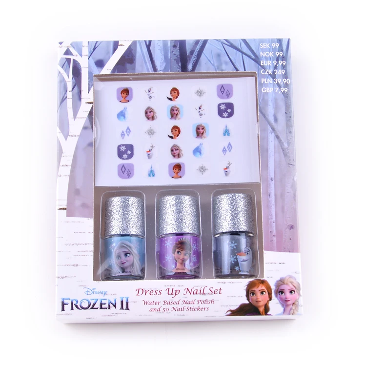 OEM детский подарочный набор для ногтей DIY Набор для дизайна ногтей Набор лаков для ногтей с наклейками сепаратор макияж для девочек на заказ