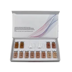 Осветляющий отбеливающий сыворотка натуральная косметика парфюмерия диспенсер 5 мл BB мезо белый Сыворотка для жидкого тонального крема