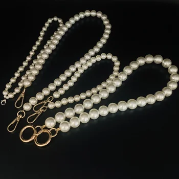 No Peeling Eco-Friendly  High Quality Pearl  Beads Lanyard  Phone Accessories Plastic Pearl Charm  For iPhone 16 and Phone Cases