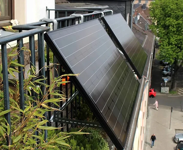 Eu Warehouse Pv Balcony Solar Panel System Balcony Power Plant 600w ...