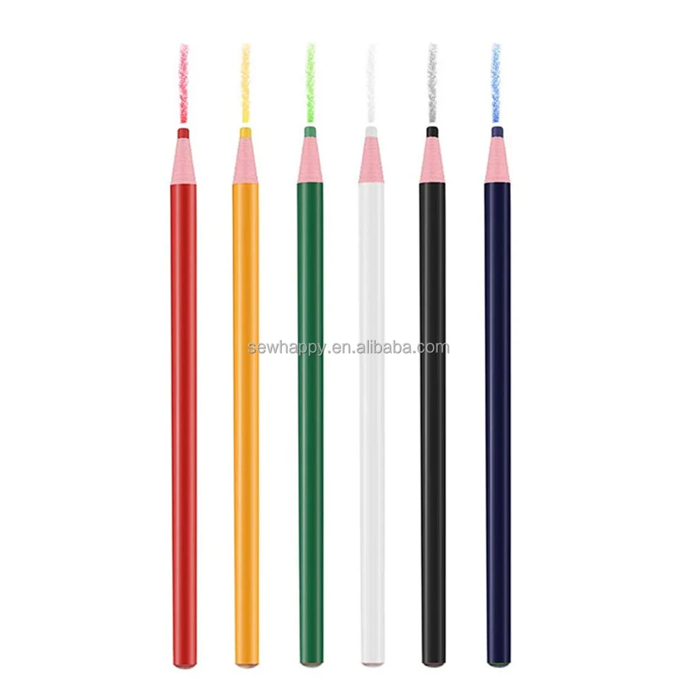 Tailor Chalk Pen, Marking Cloth Fabric Pencil Wax Pencil Mark Chalks for  Dressmaking Sewing Crafts