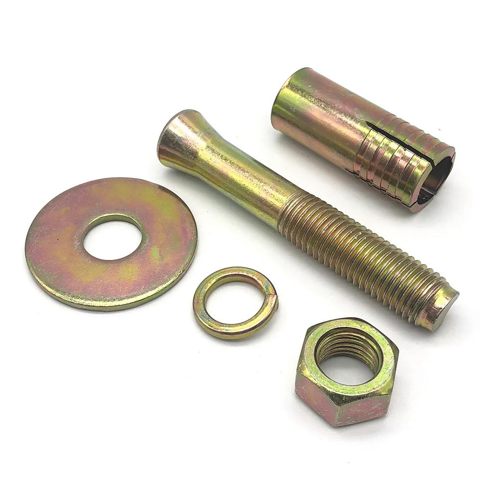 Brass stainless steel Yellow Zinc Plated carbon steel internal pressure expansion Anchor