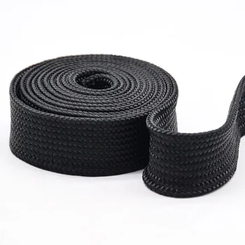 10mm Heat-Resistant Cable Sleeving - Black Fibre Braided, Handles Up To 500°C High Temperature