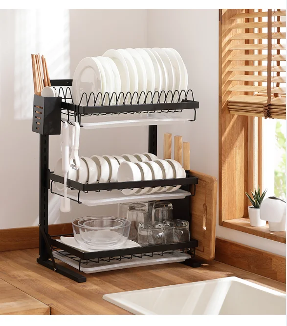 Buy Atacama Stainless Steel Wall Mounted Dish Drying Rack Drainer Organizer  Quality Assurance Economical Diy Dish Drainer Rack from Huizhou Hui  Shenghuo Houseware Co., Ltd., China