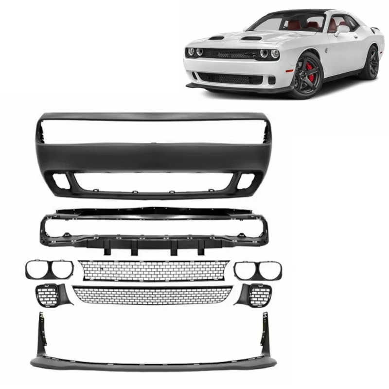 Auto parts SRT style front bumper Complete kit for Dodge Challenger SRT 2010 2011 2012 2013 2014 2015+