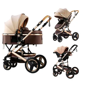 3 in 1 Baby Stroller Set with Car Seat Luxury en 1888 Pram for 0-3 years  wholesale Foldable baby pushchair for travel