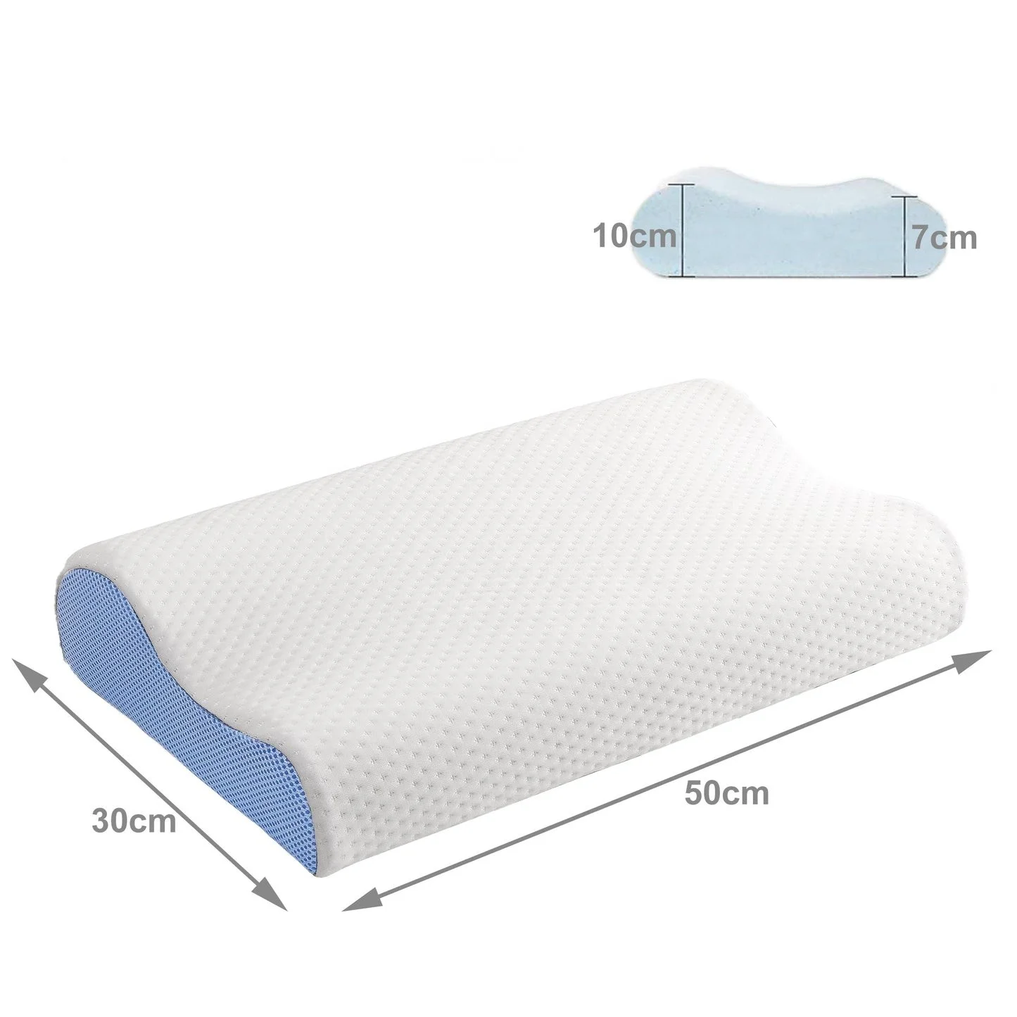 Factory Price Top Seller Oem Bed Pillows Ergonomic Orthopedic Cervical Coccyx Cooling Gel Memory