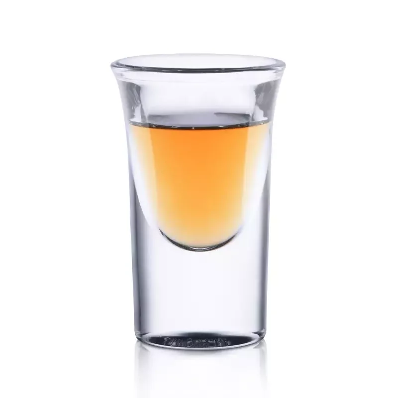Promotional 15ml Bullet Liquor Shot Glass Tequila Thick Bottom Glass