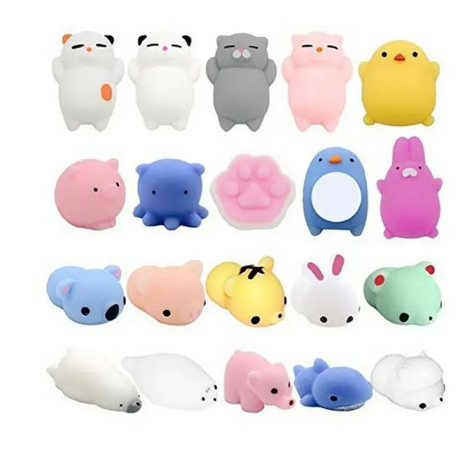 Hot Selling Kawaii Mochi Squishy Toys Stress Relief Toys for Boys Girls  Birthday Gifts,Animals Squishies Fidget Toys