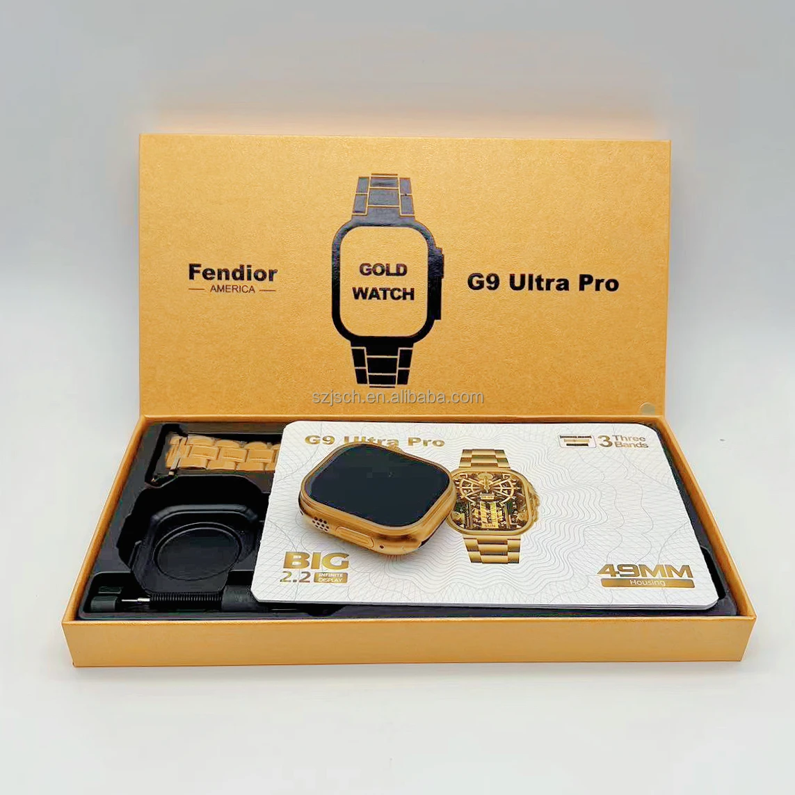 G9 Ultra PRO Gold Color Edition Smart Watch Series 8 Smartwatch Montre  Relogio Reloj Inteligente Ws09 G9 Ultra Max - China Watch and Smart Watch  price