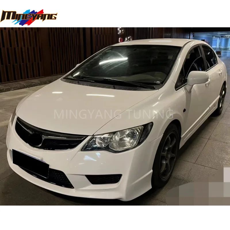 High Quality PP Plastics Type R Design Car Bumpers Bodykit for Honda Civic 2006-2011 to FD2 Bodykit