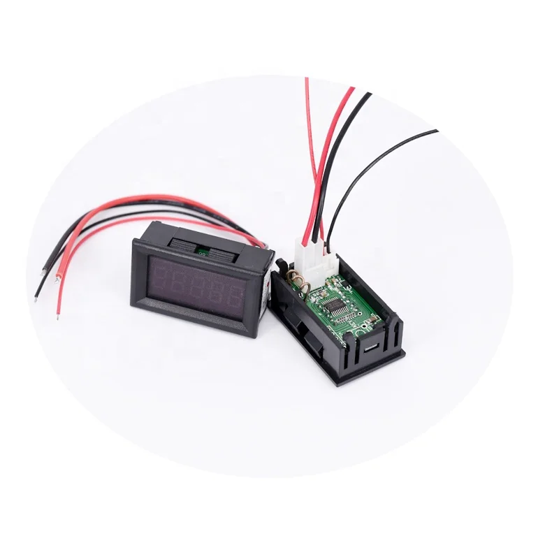 Taidacent High-precision Digital Ammeter 5 Digit DC Amp Panel Meter 0.36 Inch Tube Display 0-3A DC Digital Micro Ammeter Gauge