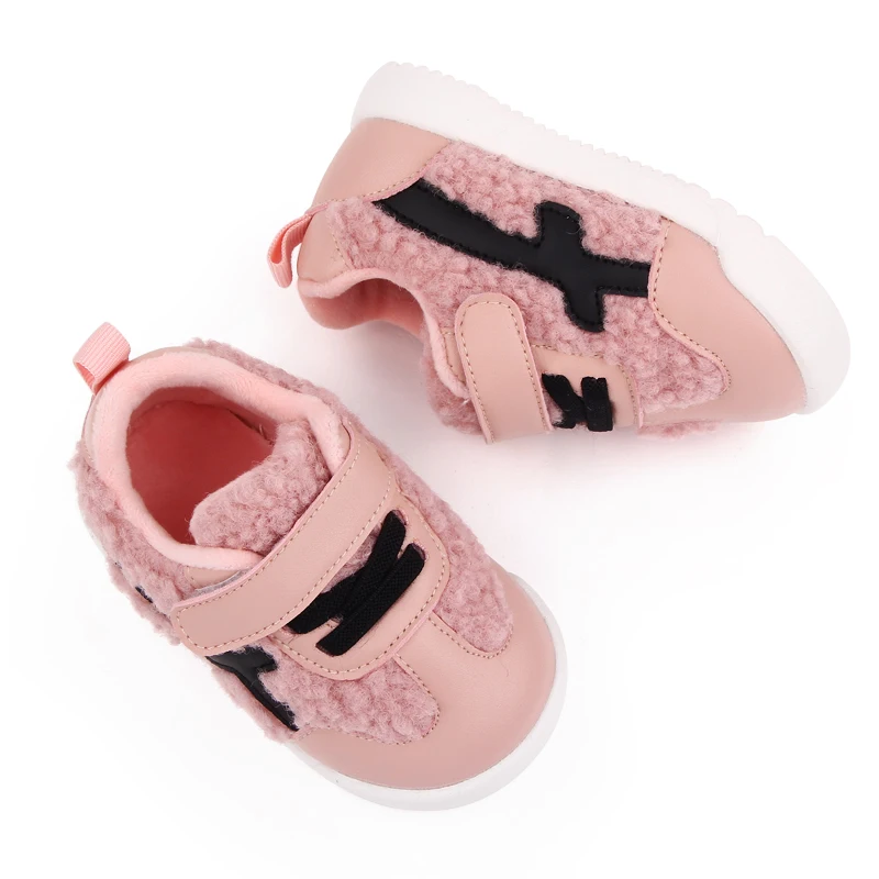 High Quality Winter Toddler Baby Kids Shoes Hook&loop Design 2022 manufacture