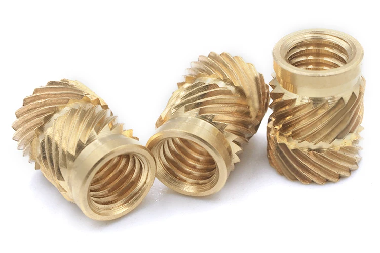 Details about   Insert Knurled Nuts Brass Hot Melt Nuts Heating Molding Copper Thread Thick Nut 