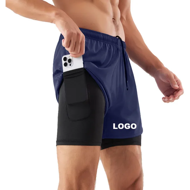 Custom Logo Printed Quick Dry Breathable Summer Loose Fitness Drawstring Sports Shorts