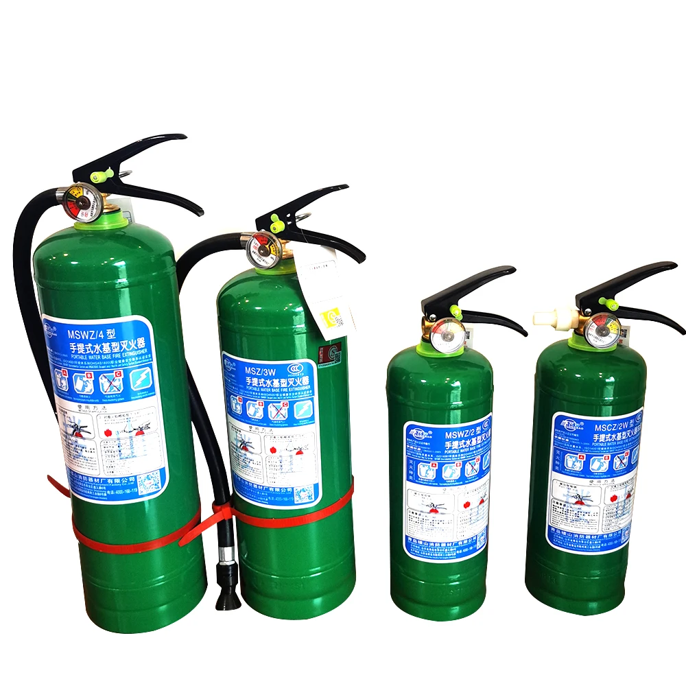 Standard Waterbased Fire Extinguisher Portable Pressure Gauge Fire