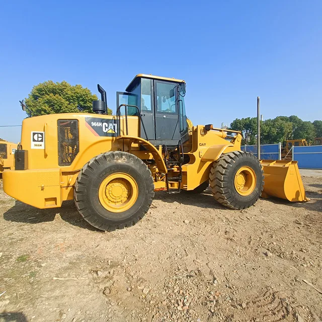 Used Caterpillar 966h 966f 966g Wheel Loader Kawasaki 3 Ton Wheel