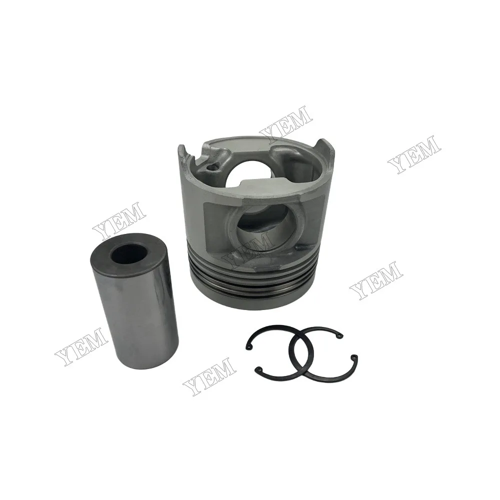 Engine Spare Parts Compatible Supplier 6WG1 Cylinder Pistons Set With Pin for Isuzu