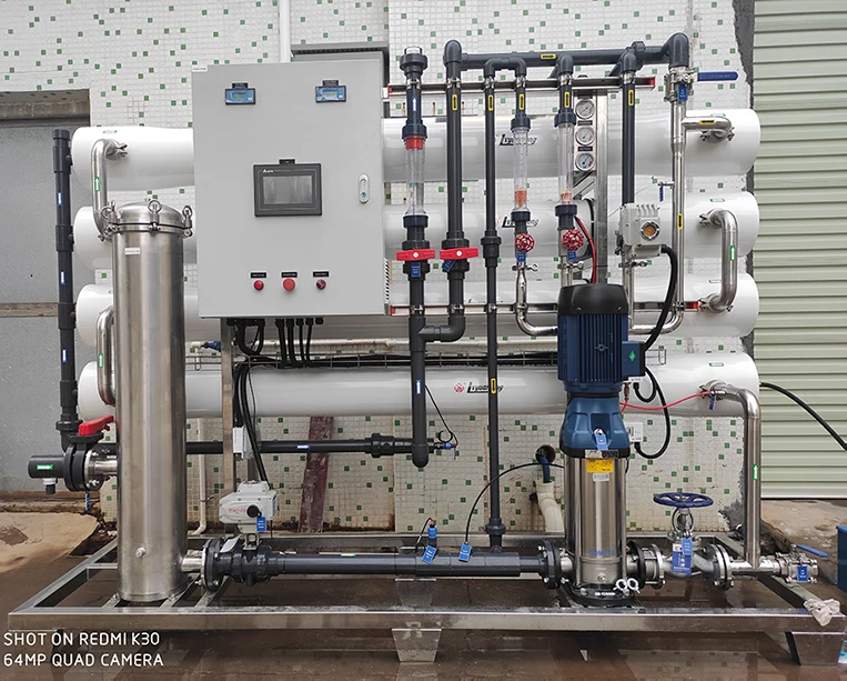 Automatic Plc Control 8000lph River Underground Water Filtration System