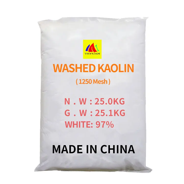 Factory Provides Washed Calcined Kaolin Clay for Ceramic  Raw Material Kaolin Powder High - Quality for Bright White Coatings