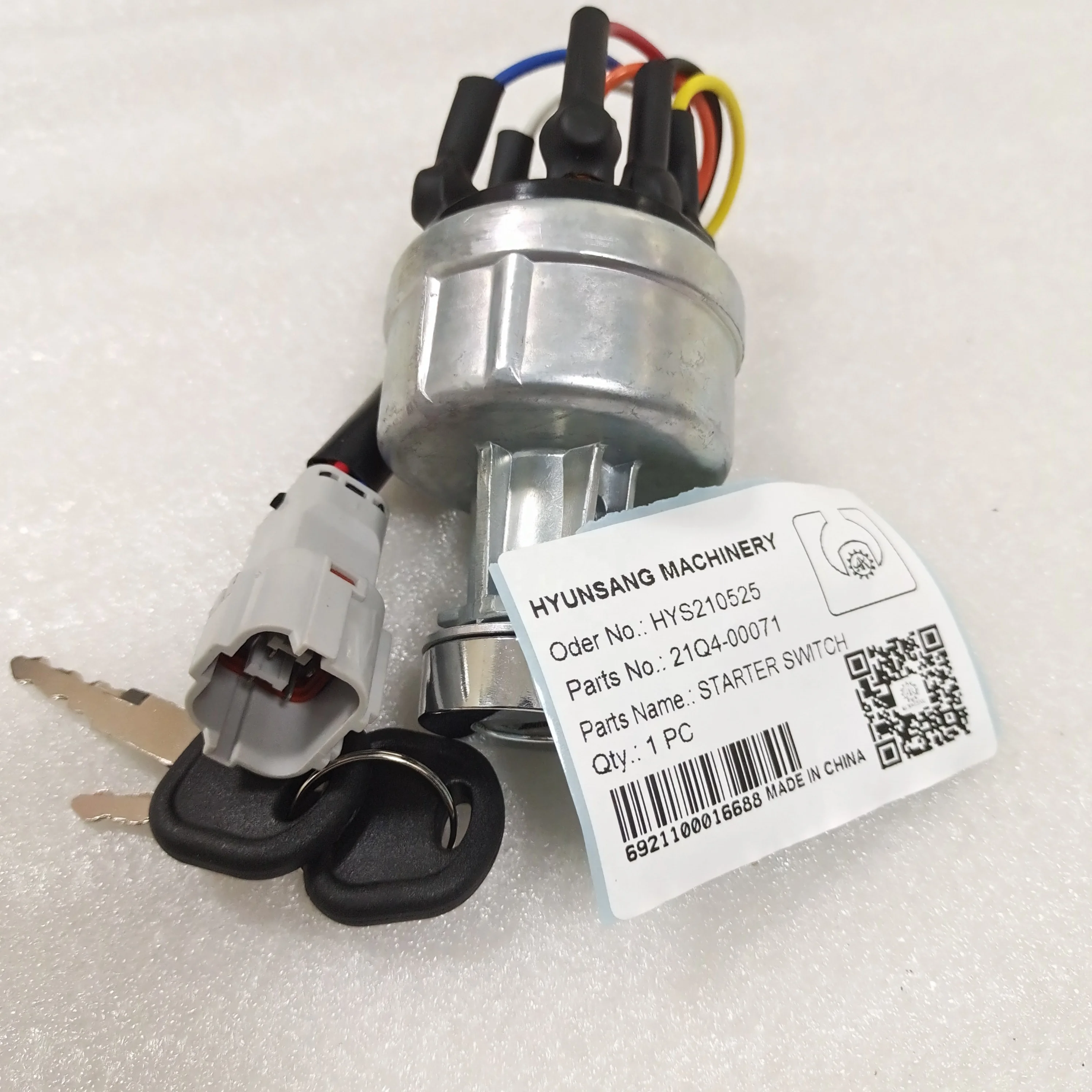 Hyunsang Excavator Parts Starter Switch 21Q4-00071 71M8-41030 21N4 K様専用♡