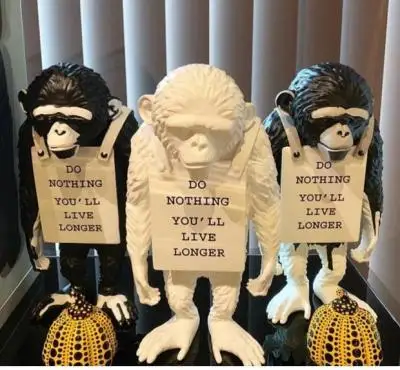 Banksy Monkey Home Decoration - Monkey King Kong Statue