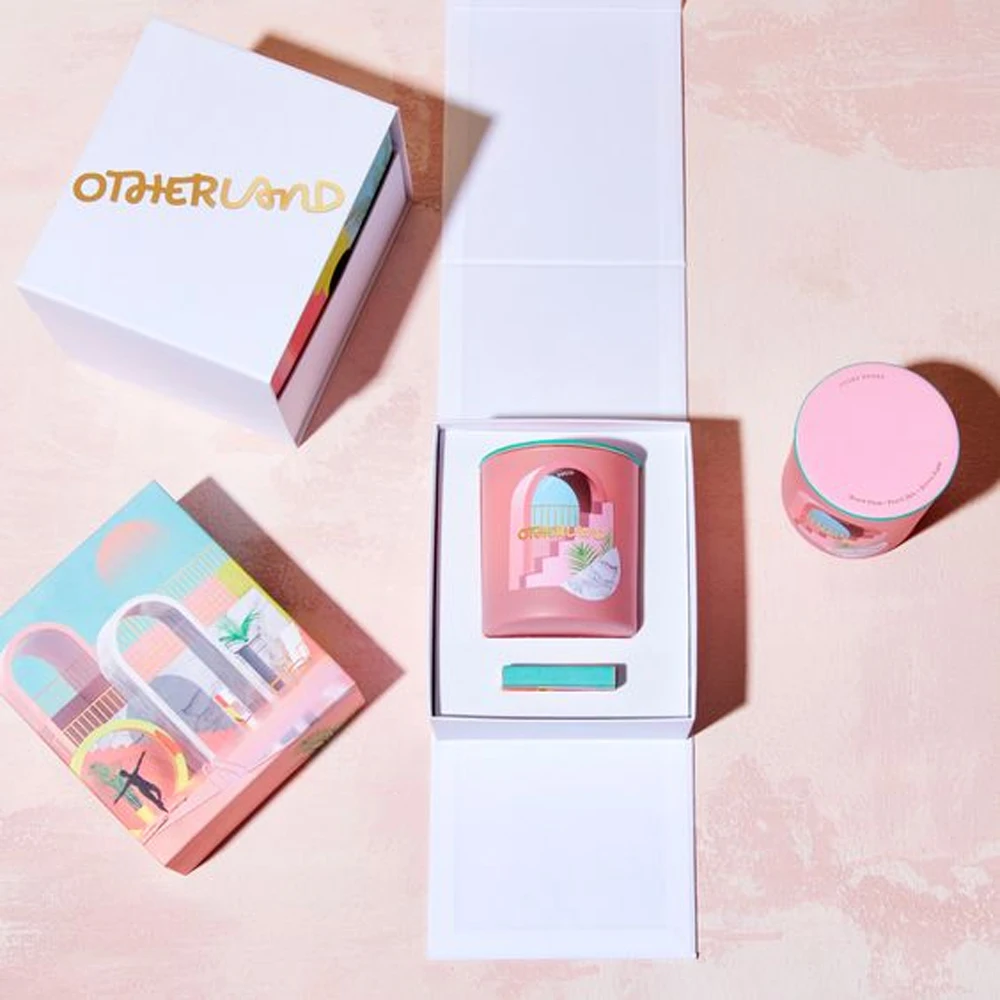 
 Ali Seclect Bai Wo бумажная картонная роскошная круглая жесткая коробка для свечей в подарочной упаковке  