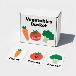 Luxury Custom Design Learning Vocabulary Family Entertainment Customized logo Flash Cards for Kids