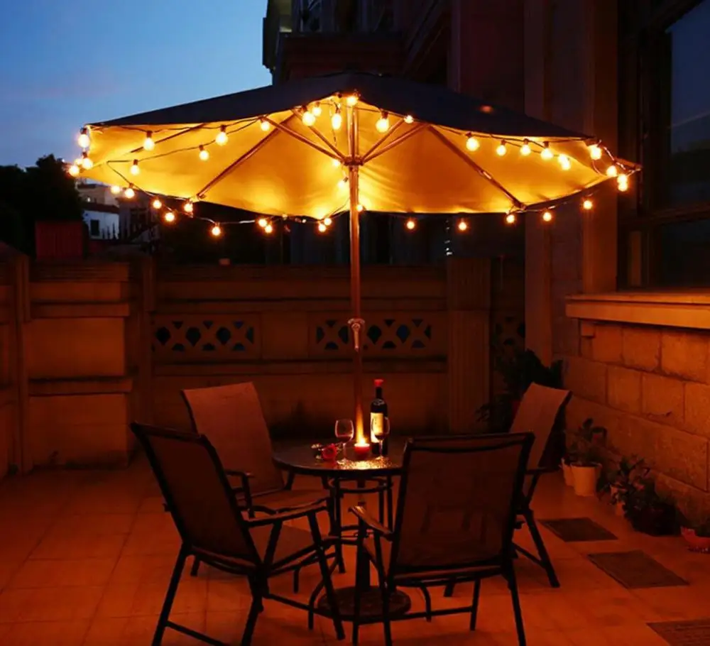 5-foot patio umbrella tilt 11' Auto Tilt Market Umbrella  Cape May Wicker