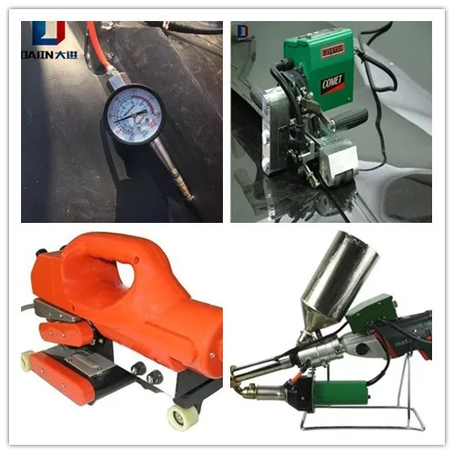 HDPE Geomembrane Hot Wedge Welder Welding Machine Liner Geomembrane 1800W