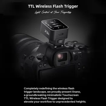 GODOX X3S 2.4G Wireless Flash Trigger Transmitter TTL Autoflash with Large OLED Touchscreen Multiple Flash Modes detail image