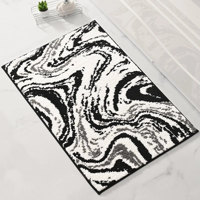  Custom Anti Slip soft floor mat low MOQ microfiber bath floor mat