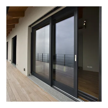 Heavy-Duty Aluminum Alloy Sliding Doors for Living Room Balcony Enclosure Hollow Glass Entrance Room Partition Sliding Doors