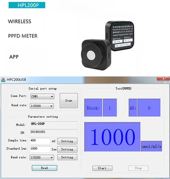 Hpl200p Ppfd Meter Umol/m2/s Tester For Growth Chambers - Buy Hpl200p ...