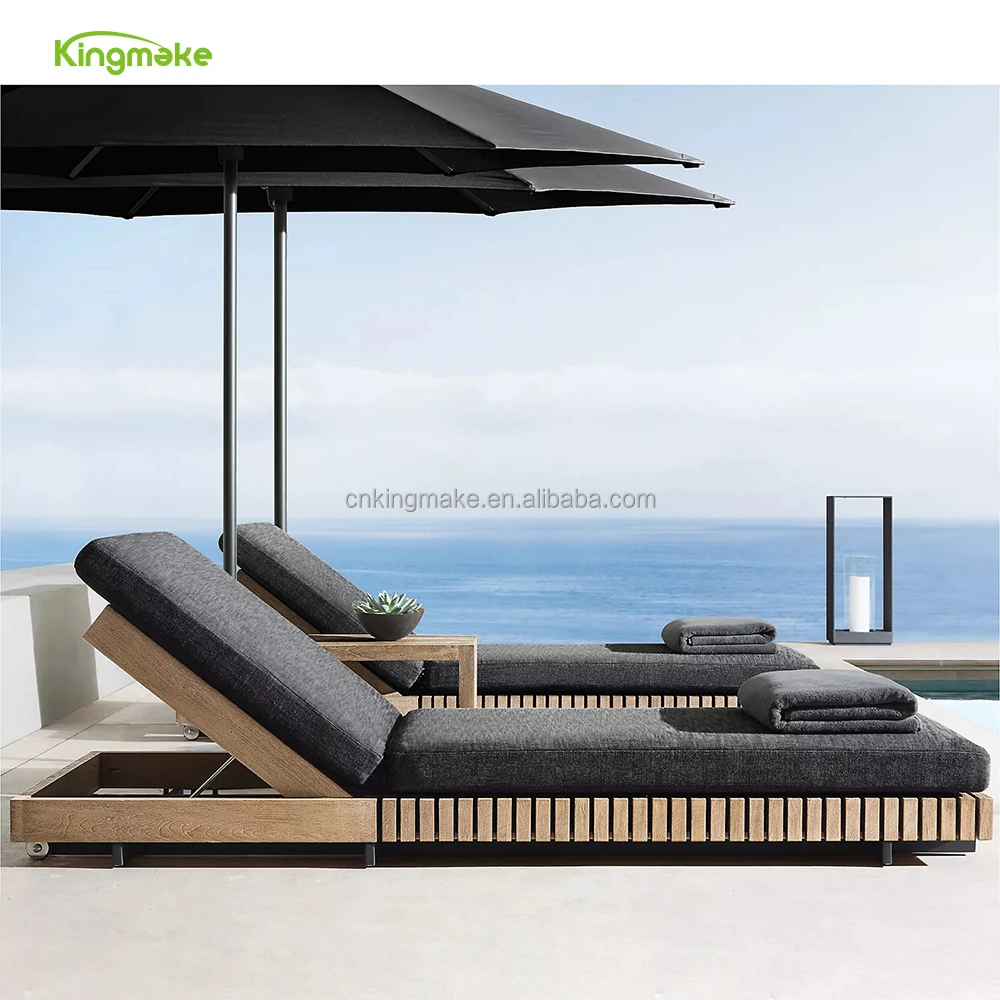 Outdoor Hotel Furniture Chaise Lounge Sofa Beach Swimming Pool Patio