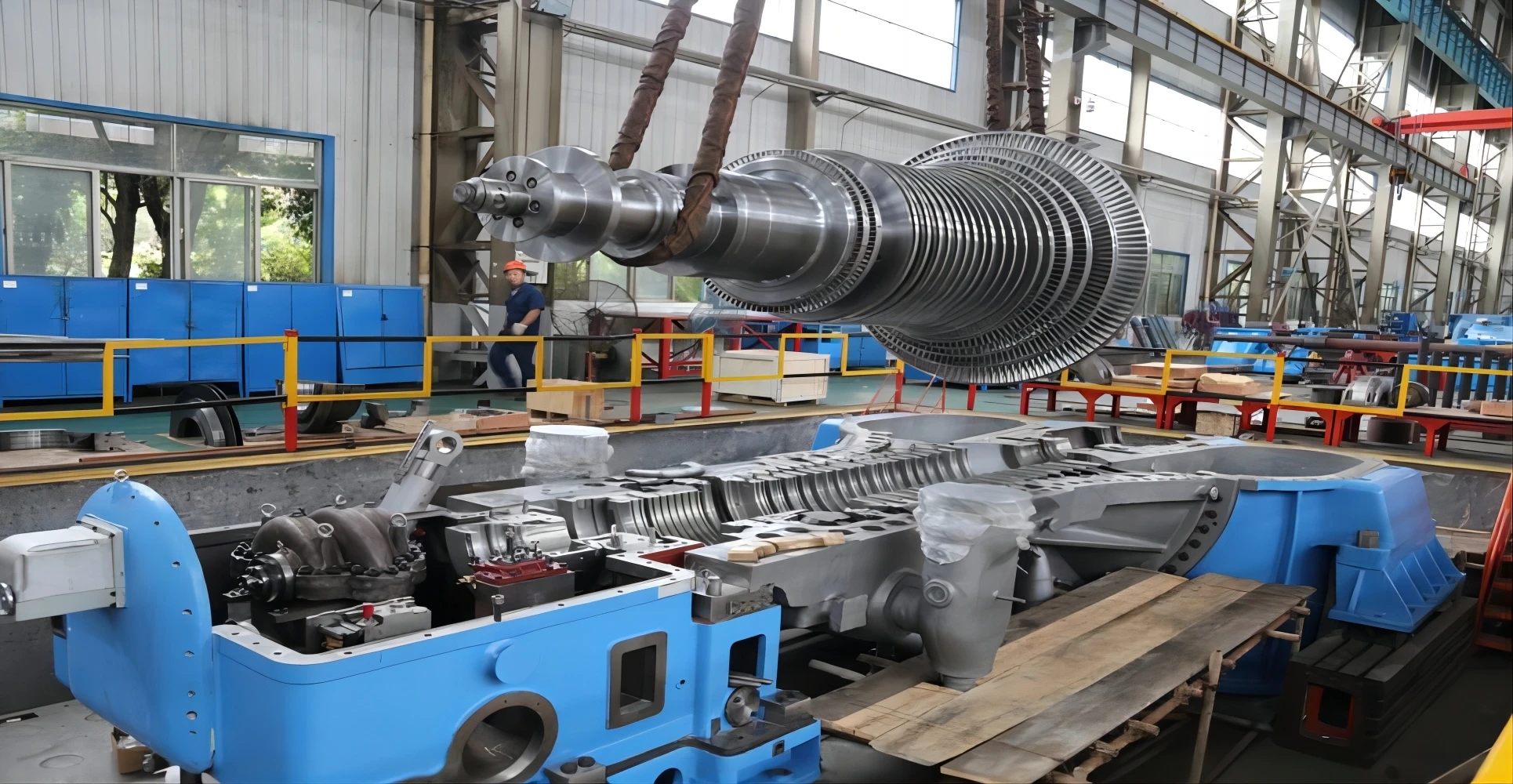 Steam Turbine Generator 1 MW Steam Power Turbine Steam Turbine Electrical Generator