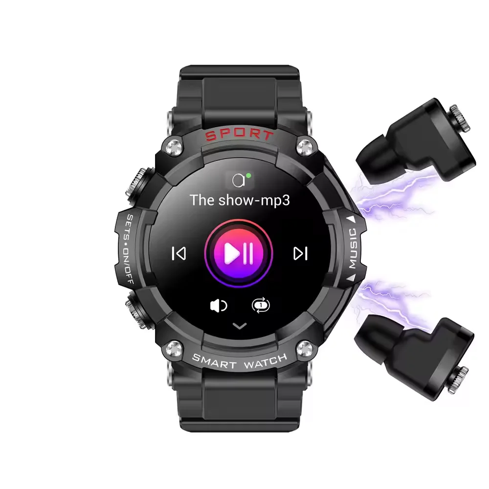 T96 Earphone Watch in BT Call HIFI 9D Sound Quality