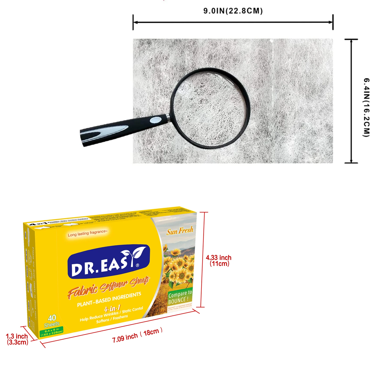 Product dimensions