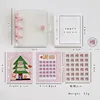 3 trous 1000 $ style Noël (rose)