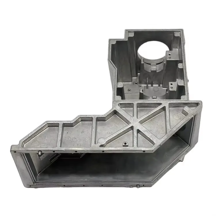 Custom Die-Cast Aluminum Alloy Radiator End Cover Front Shell CNC Machining with Spray Polishing and Wire EDM Mold