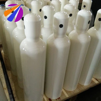 NETC Manufacturer 3L 10L  to  50L Refillable Empty Medical Gas  Aluminum  Cylinder   with CE EN ISO  7866 Cert /DOT Sample Free