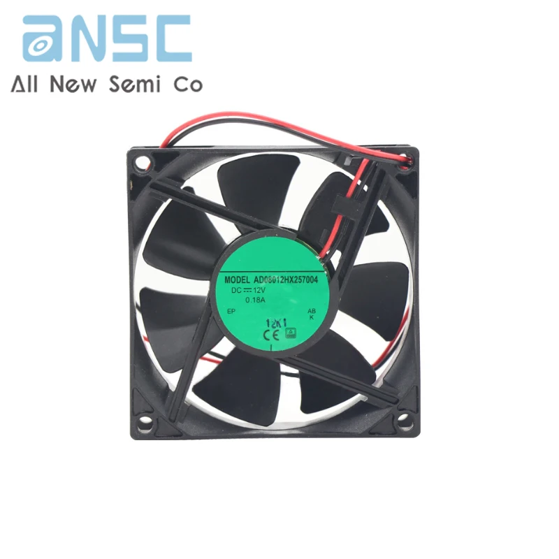 Original Axial flow fan  AD08012HX257004 12V  80*80*25mm  0.18A BenQ projector fan