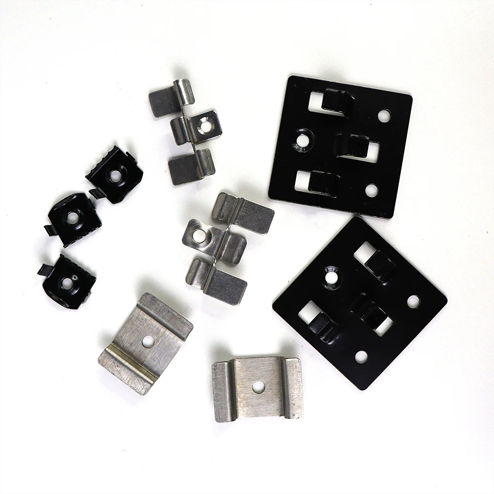 Anti corrosive WPC stainless steel clip suits for deck and wall cladding joist/keel wood plastic composite decking accessories