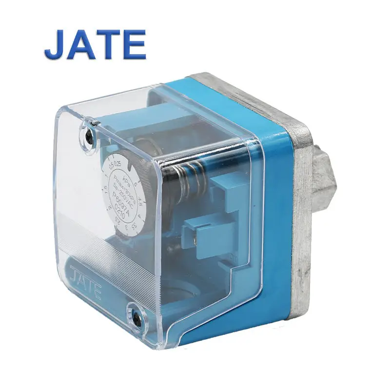 JATE Low Pressure Switch P6097A Series Safety Adjustment Low Switch Gas Industrial Burner air Boiler Automatic Pneumatic Flow