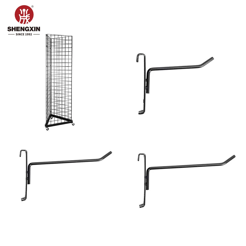Factory Customized Gridwall Panel Display Stand Wall Organizer Grid Wall Panels Retail Display Rack Craft Show Wire Grid Wall