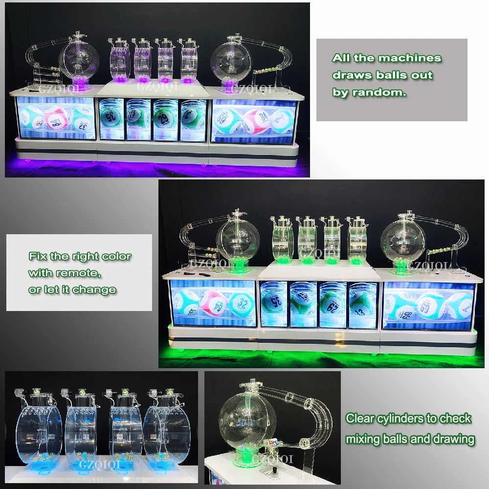 Custom Made Set Lotery Machine by Air Flowing for Lottery Games