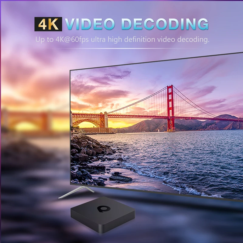 Android tv box 4k avec dual wifi et télécommande vocale_voghion.com